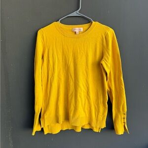 Philosophy gold yellow sweater